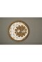 Wooden and Mirrored Allah-Muhammad Motif Normal Number Wall Clock - 4