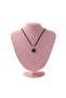 Certified Smokey Quartz Clover Natural Stone Pendant M441 - 2