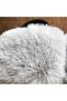 Women's Gray Soft Loose Furry Single Strap Summer Slippers - 5