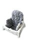 Cotton Baby Child High Chair Cushion Blue Camping Tent Gray - 3