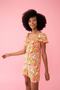 Floral Sweetheart Neck Relax Fit Sustainable Mini Jumpsuit - 3
