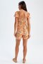 Floral Sweetheart Neck Relax Fit Sustainable Mini Jumpsuit - 8