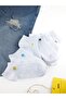 5 Pairs Fun Embroidered Women's Socks Set