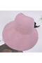 Women's Wide Brim Bow Knitted Visor Hat - 2