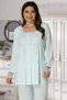 Effortt Women's Blue Maternity Pajama Set