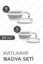Set of 2 Folding Basin Basin Accordion Foldable Basin Set 5 Lt and 10 Lt - 2