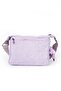 Women's Lilac Cross Strap Shoulder Bag Crinkle Medium Messenger Bag Clinker Waterproof 26X23X10Cm - 2
