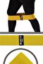 Medium Firm Squat Band Pilates Fitness Hip Exercise Resistance Band Rubber (End Part Closed)