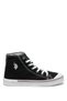 Kean Hi Black Linen Unisex Daily Sports Boots - 2
