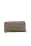 Women's Wallet Compartment Zippered Large Size Written Crest - 3