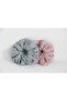 100% Cotton 2 Pieces 4 Layers Muslin Hair Rubber Blue, Pink