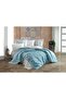 Carmen Single Quilted Duvet Cover Set Turquoise - 2