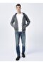 Hooded Collar Gray Men's Sweatshirt Garmansk21 - 2