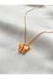 Orange Butterfly Necklace