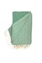 Set of 2 Peshtemal Beach Towels Cotton Xxl 100x180cm Marmaris Yellow Green - 5
