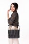 Women's Quilted Daily Stylish Bag Ald.4550 - Black - 4