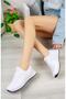 White - Women's Mesh Sneaker Casual Shoes - 3