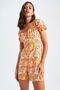 Floral Sweetheart Neck Relax Fit Sustainable Mini Jumpsuit - 7