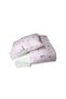 100% Cotton Kids 90x190 Montessori Pillow Sheet Quilt Set Pink Crescent Star - 5