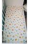 100% Cotton Children's Fitted Sheet 40x80 (2 Pieces) Cute Animals and Roe Deer - 2