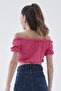 Kadın Pembe Crop - 4