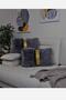 Plush Striped Throw Pillow Cover - 2