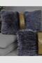 Plush Striped Throw Pillow Cover - 3