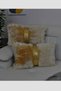 Plush Striped Throw Pillow Cover Rectangular - Mustard - 3