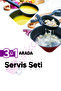 3-in-1 Serving Set - Ladle Colander Spoon 3-in-1 Serving Set Resistant to 220 Degrees Kp-132