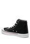 Black Linen Unisex Boots - 3