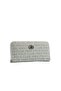 Women's Wallet Compartment Zippered Large Size Written Crest