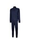 101079206 2m Alex Track Suit 2Fx Stand Collar Elastic Printed Navy Blue Men's Tracksuit Set - 6