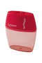 Shaker double sharpener with reservoir