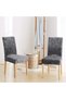 Silk Velvet Chair Cover, Chair Cover, Elastic, Standard 6 Pack