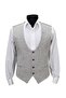 Men's Vest Slim Fit Gray Tweet 50176