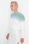 Mint Beard/Feather Rope Knitwear Sweater Twoaw22Kz0092 - 7