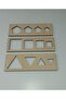 Montessori Hand Muscle Development And Line, Number And Shape Works Set Child Baby 16 Pieces - 6