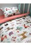 100% Cotton Baby Duvet Cover Set 100x150 Nature Orange - 3