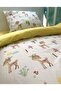 100% Cotton Kids 70x100 Crib Pillow Sheet Quilt Set Karaca Yellow - 3
