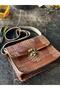 Flower of Life Embroidered Leather Bag
