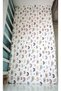 100% Cotton Baby Kids Fitted Sheet 80x120 (2 Pieces) Traffic And Rainbow - 3