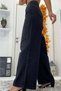 Women's Super High Waist Wide Leg Wide Leg Jeans Trousers - 3