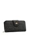 Women's Wallet Double Compartment Zippered Large Size Cover Written