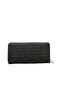 Women's Wallet Double Compartment Zippered Large Size Cover Written - 3