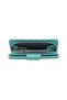Women's Wallet Double Compartment Zippered Large Size with Cover and Print Detail - 4