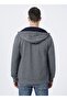 Hooded Collar Gray Men's Sweatshirt Garmansk21 - 3