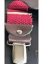 Claret Red 3.5 Cm Straw Patterned Trouser Hanger - 3