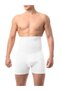Danni White Men's Belly Flattening Firming Shapes High Boxer Corset White Color - 4