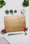 Glass Cutting Board - Glass Cutting Board |   Retro Wooden Look |   30cm X 40cm - 2
