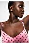 Polka Dot Satin Dress - 7